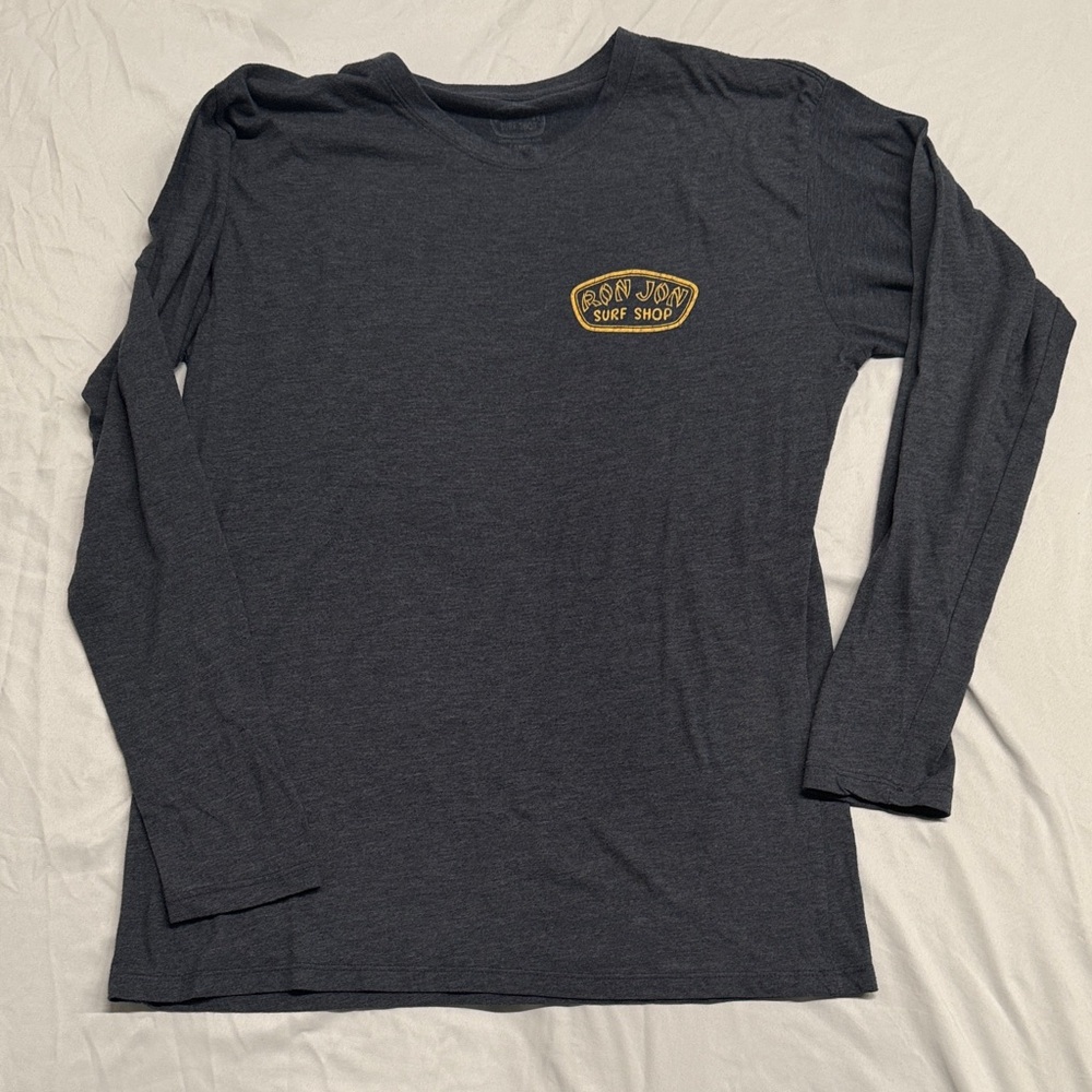 Ron Jon Dark Gray/Navy Long Sleeve Tee